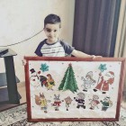 Велиев Ибрагим, 3 года «Новогодний утренник в лесу»